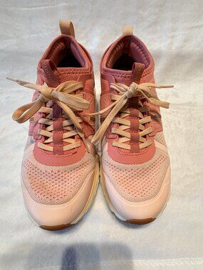 Vionic Captivate Athletic Walking Shoes Mesh Pink Coral Womens US 9